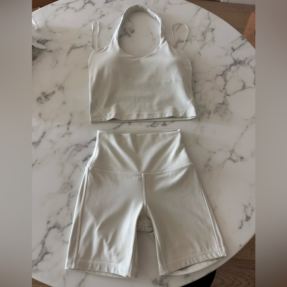 Lululemon Athletica Kids Cream Shorts